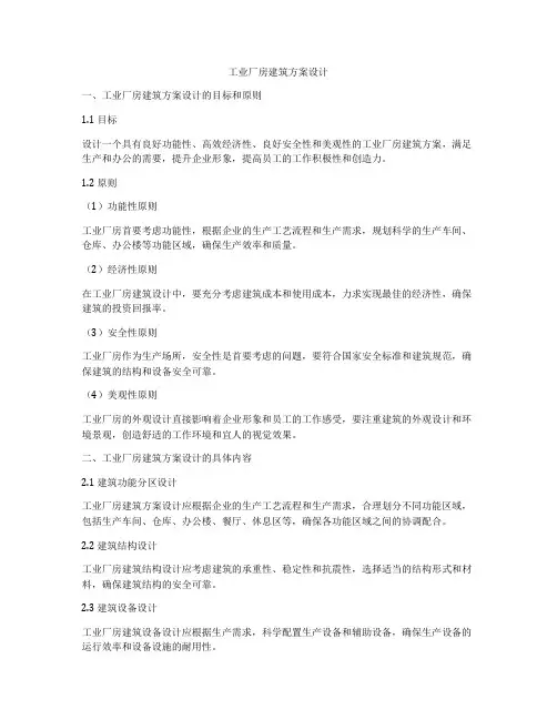 如何做工业厂房建筑方案设计