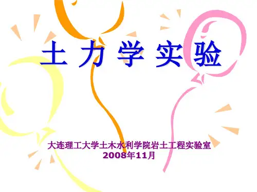 土力学实验-压缩试验