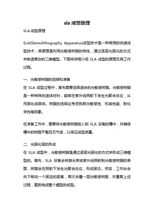 sla成型原理