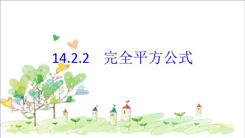 初中数学八年级上册  14.2.2 完全平方公式课件 (1)