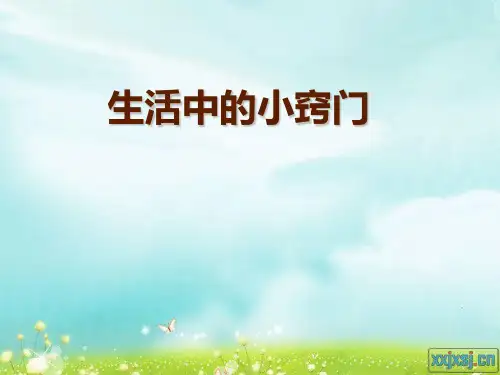 生活中的一些小窍门ppt课件