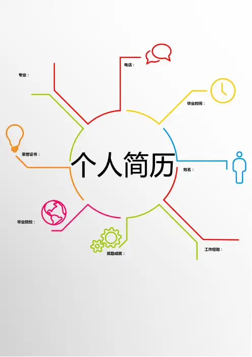 信息商务个人简历模板