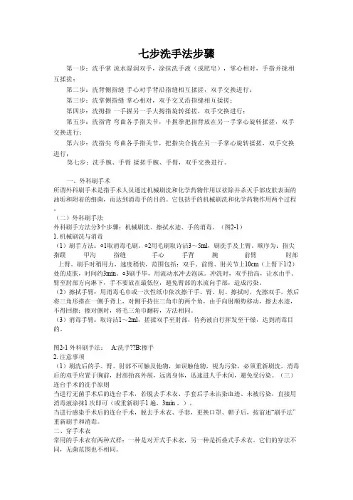 七步洗手法_步骤