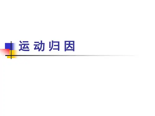 运动归因
