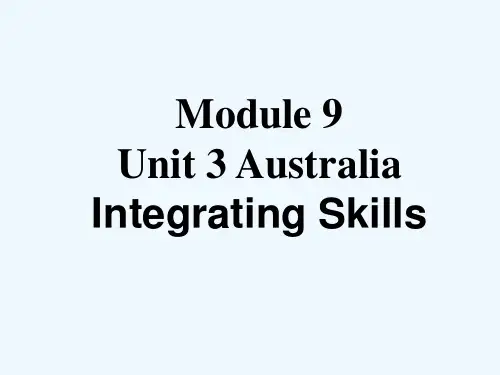 高中英语 Unit3 Integrating Skills课件 新人教版选修9[1]