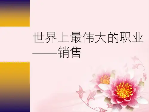 世界上最伟大的职业销售