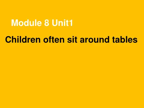 最新五年级上册外研英语Module 8Unit 1 教学课件