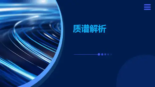 《质谱解析》课件