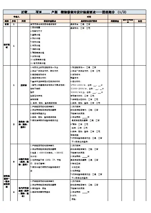 精装修施工图审图要点(2016版)