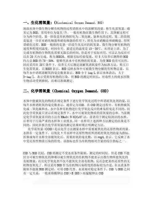 化学需氧量