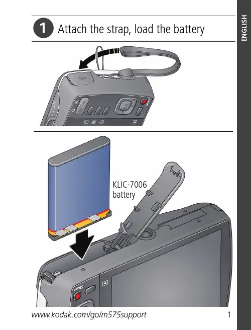 Kodak M575相机用户操作手册说明书