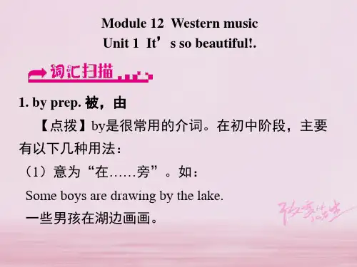 浙江省嘉兴市秀洲区七年级英语下册Module12WesternmusicUnit1It’ssobeautiful课件新版外研版201804021165