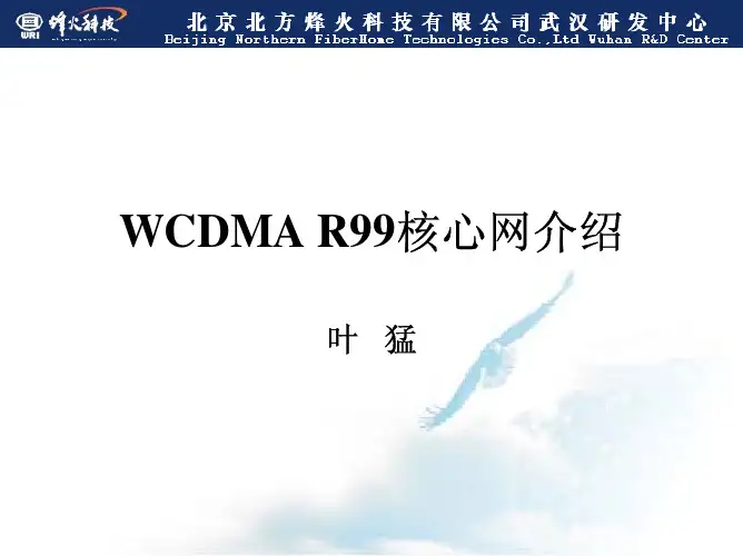 WCDMA R99核心网介绍