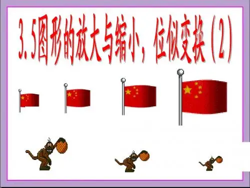 3.5图形的放大与缩小,位似变换(2)