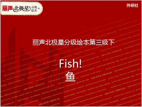 丽声北极星分级绘本第三级下 Fish! 课件
