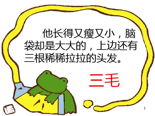 三毛流浪记PPT课件