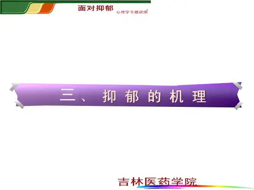 抑郁症的单胺假说