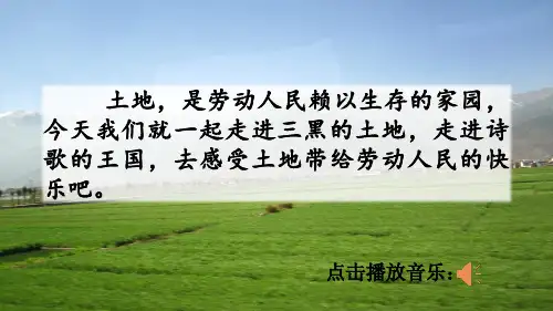 (六上)六年级上册 20 三黑和土地 PPT精品课件 部编版
