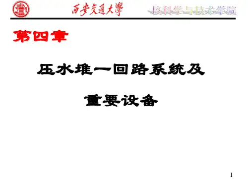 核电厂系统与动力设备课件04第四章一回路设备