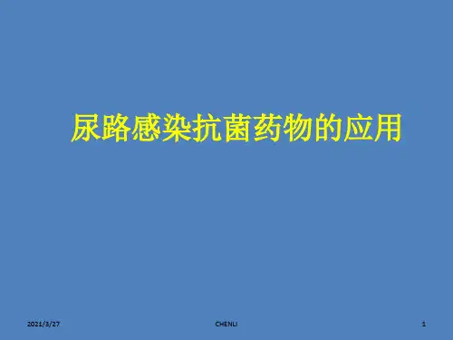 尿路感染的抗生素使用