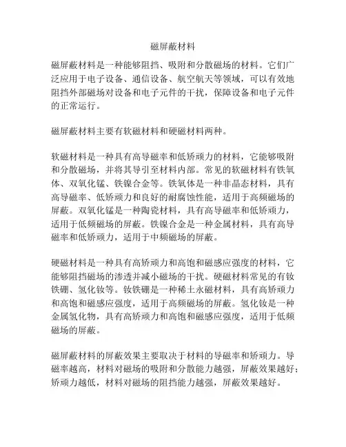 磁屏蔽材料