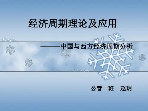 [经济学]经济周期理论及应用