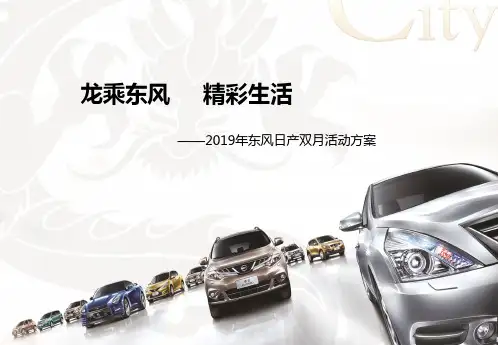 2019年东风日产双月活动方案
