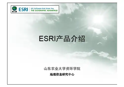 ArcGIS发展简介
