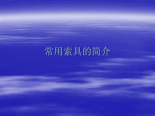 常用起重索具简介