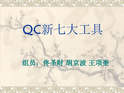 质量管理新七种工具