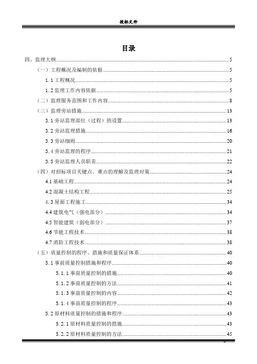 监理大纲