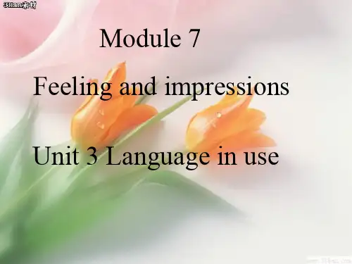八年级英语上学期module-7-unit-3外研英语(201912)