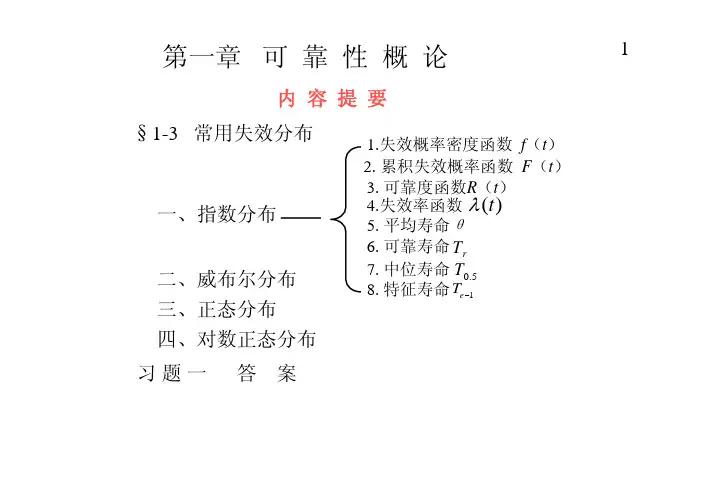 第一章可靠性概论01