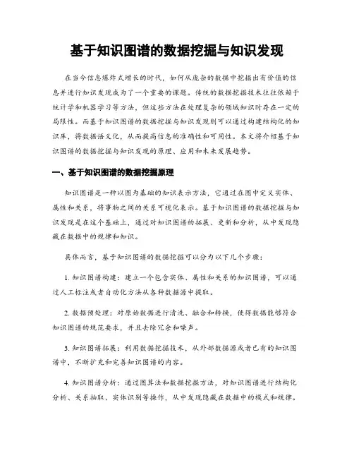 基于知识图谱的数据挖掘与知识发现