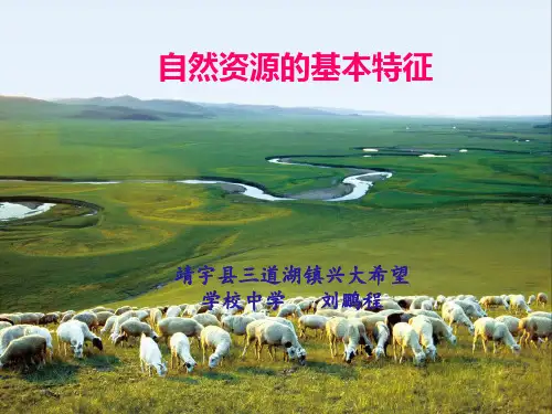 吉林省自然资源的基本特征PPT