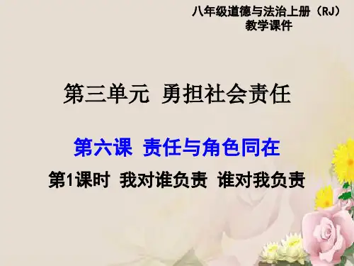 责任与角色同在ppt优秀课件11(2份打包) 人教版