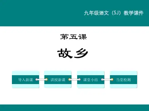 《故乡》ppt课文课件