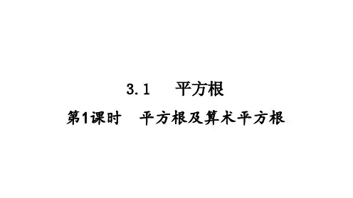 3.1+平方根+课件++++2023—2024学年湘教版数学八年级上册