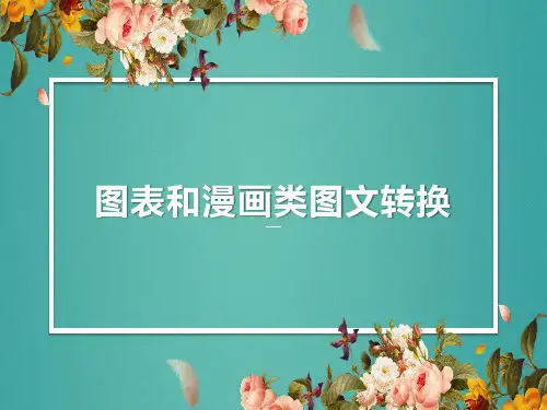 2023届高考专题复习：图表和漫画类图文转换-课件