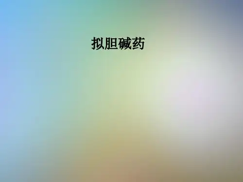 拟胆碱药_精品文档