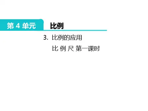 4-3比例的应用(课件)人教版数学六年级下册