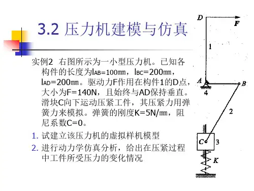 Adams课件压力机