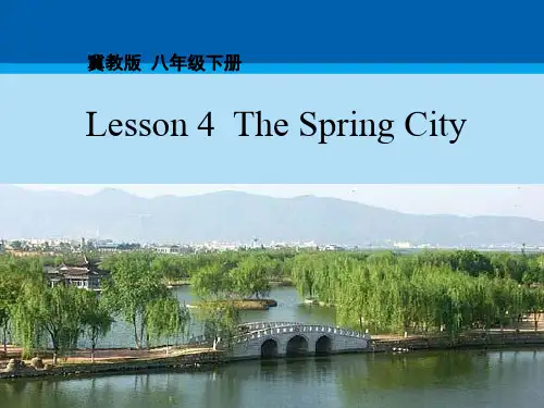 《The Spring City》Spring Is Coming PPT课件【英语课件】