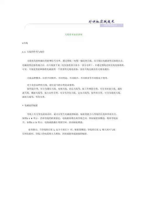 对讲机天线