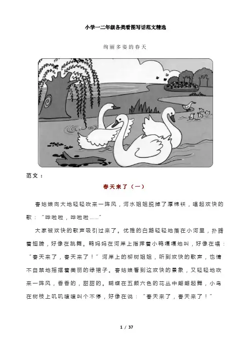 语文一二年级看图写话范文50篇