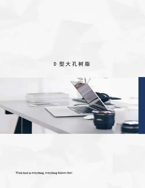 D型大孔树脂