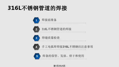 不锈钢管道焊接PPT课件