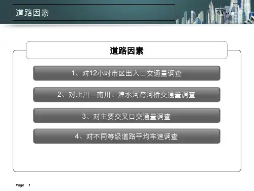 西宁市城市交通需求管理对策和分析课件