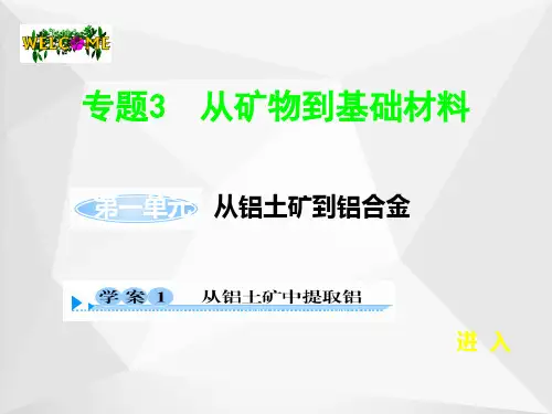 从铝土矿中提取铝
