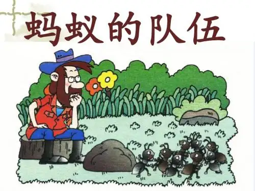 《蚂蚁的队伍》课件2-优质公开课-湘教二下精品
